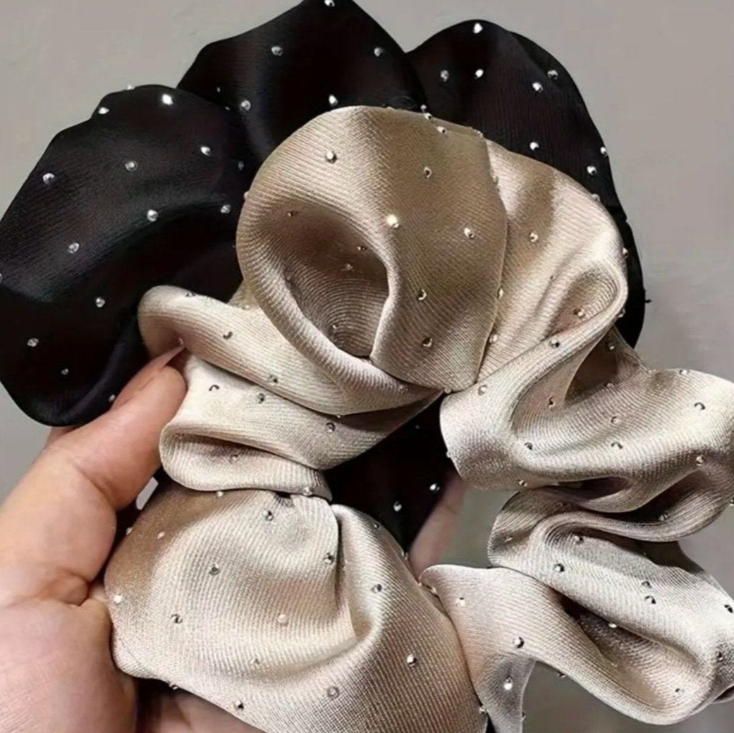 XL Haargummi mit Strass-Deko