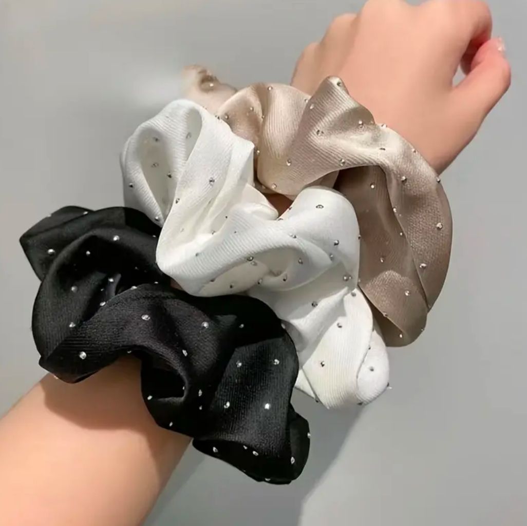 XL Haargummi mit Strass-Deko