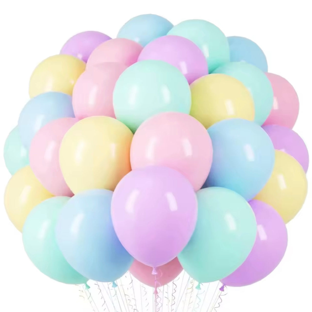20 Stk Farbige Ballons